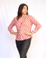 Load image into Gallery viewer, Frannie Shirt- Purple (Blue)
