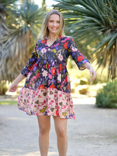 Load image into Gallery viewer, Cassie Cover Up/ Dress Black Beige
