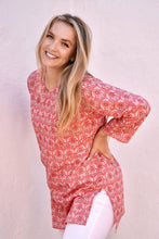 Load image into Gallery viewer, Clio Cotton Tunic Pink Multi
