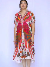 Load image into Gallery viewer, Tallulah Print Dress-Beige Plum
