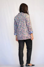 Load image into Gallery viewer, Reversible Cotton Jacket-Blue white
