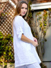 Load image into Gallery viewer, Bianca Linen Tunic White 
