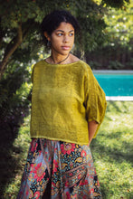 Load image into Gallery viewer, Everly Linen Blouse Mustard
