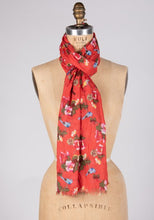 Load image into Gallery viewer, Cotton Bird Scarf-Multiple Colors
