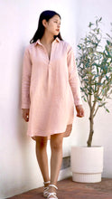 Load image into Gallery viewer, Simone Linen Dress Blush

