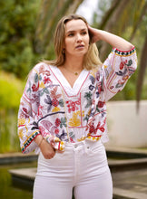 Load image into Gallery viewer, Penelope Embroidered Blouse
