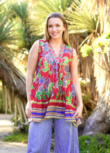 Load image into Gallery viewer, Alani Tunic Top Red Multi 
