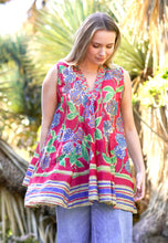 Load image into Gallery viewer, Alani Tunic Top Red Multi 
