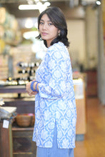 Load image into Gallery viewer, Addison Cotton Kurta Tunic Lt. Blue 
