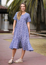 Load image into Gallery viewer, Quinn A Line Dress Navy
