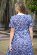 Load image into Gallery viewer, Quinn A Line Dress Navy
