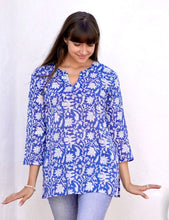 Load image into Gallery viewer, Cotton Tunic-Royal Blue
