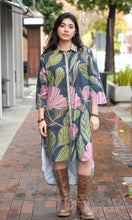 Load image into Gallery viewer, Talina Floral Print Dress Green Pink
