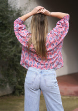 Load image into Gallery viewer, Anjou Top Navy Pink
