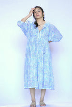 Load image into Gallery viewer, Mylah Midi Dress-Blue Green 
