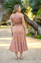 Load image into Gallery viewer, Camille Smocked Waist Maxi Dress Mocha

