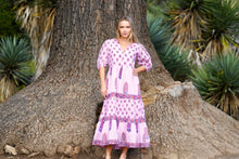 Load image into Gallery viewer, Remi Block Print Maxi Dress Pink

