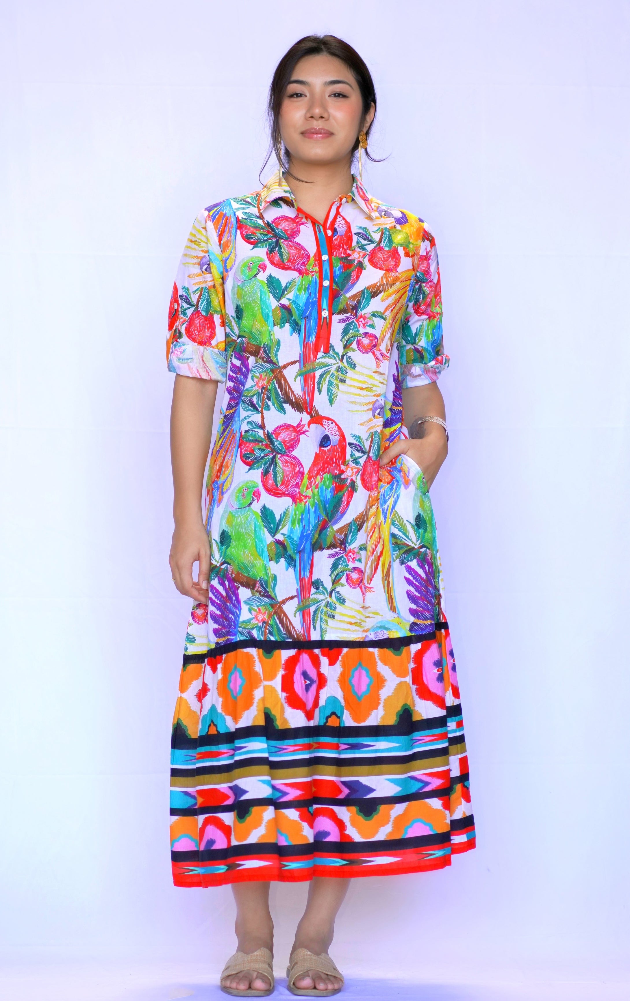 Rio Tropics Dress Multi