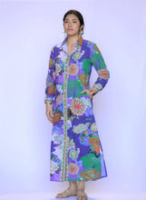 Load image into Gallery viewer, Seraphina Shirt Dress Purple Blue
