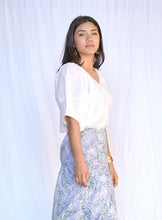 Load image into Gallery viewer, Celine Puff Sleeve Cotton Top
