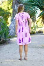 Load image into Gallery viewer, Bella Block Print Short Dress Pink
