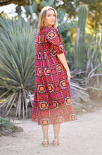 Load image into Gallery viewer, Skye Dress Geo Print Black Red
