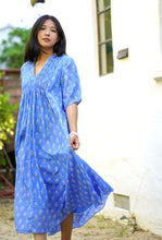 Load image into Gallery viewer, Skye Dress Floral Blue Green
