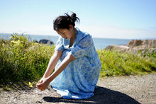 Load image into Gallery viewer, Skye Dress Hand Block Printed Lt. Blue
