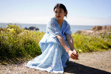 Load image into Gallery viewer, Skye Dress Hand Block Printed Lt. Blue
