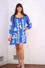 Load image into Gallery viewer, Elana Mini Dress Blue
