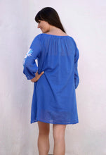 Load image into Gallery viewer, Elana Mini Dress Blue

