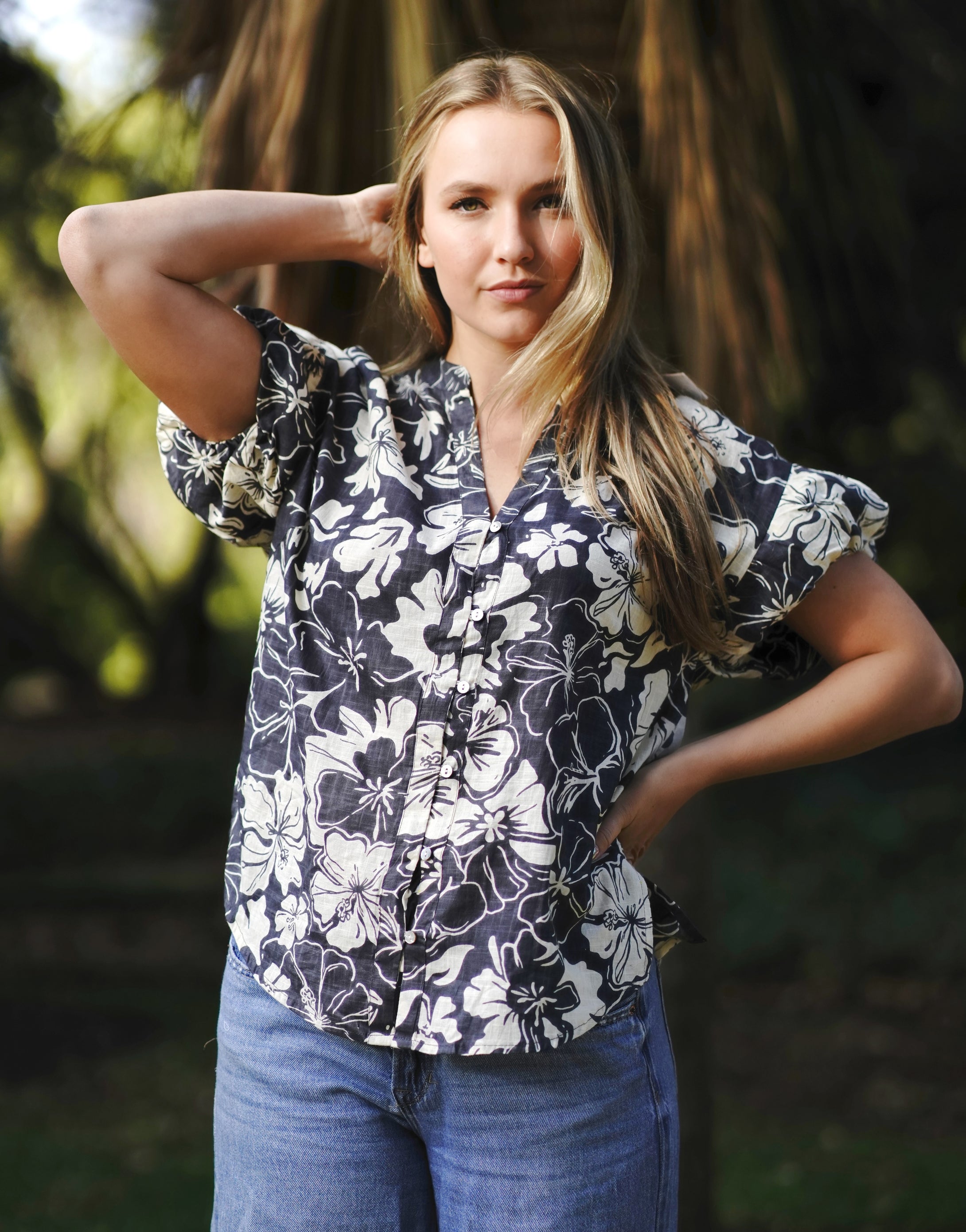 Amara Floral Top