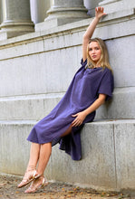 Load image into Gallery viewer, Zoey Solid Dress Navy
