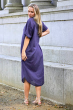 Load image into Gallery viewer, Zoey Solid Dress Navy
