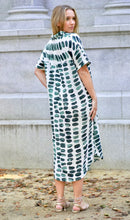 Load image into Gallery viewer, Zoey Geo Dress White Green
