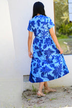 Load image into Gallery viewer, Alice Tie Waist Dress Navy Blue
