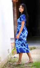 Load image into Gallery viewer, Alice Tie Waist Dress Navy Blue
