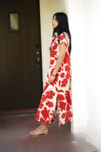 Load image into Gallery viewer, Carrie Cotton Dress Rust Beige
