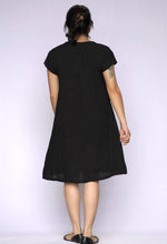 Load image into Gallery viewer, Aya Dobby Dress Black
