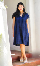 Load image into Gallery viewer, Aya Dobby Dress Navy
