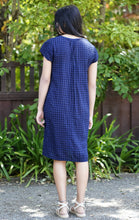 Load image into Gallery viewer, Aya Dobby Dress Navy
