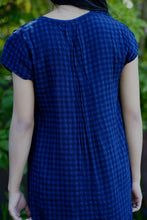 Load image into Gallery viewer, Aya Dobby Dress Navy
