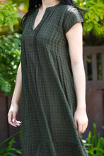 Load image into Gallery viewer, Aya Dobby Dress Olive
