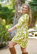 Load image into Gallery viewer, Bailey Tunic Dress Olive Beige
