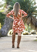 Load image into Gallery viewer, Bailey Tunic Dress Rust Tan
