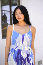 Load image into Gallery viewer, Adelia Jumpsuit Blue White 
