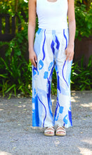 Load image into Gallery viewer, Erin Abstract Print Pants Blue Multi
