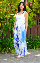 Load image into Gallery viewer, Erin Abstract Print Pants Blue Multi
