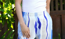 Load image into Gallery viewer, Erin Abstract Print Pants Blue Multi
