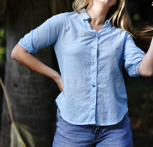 Load image into Gallery viewer, Amalie Solid Cotton Top Lt. Blue
